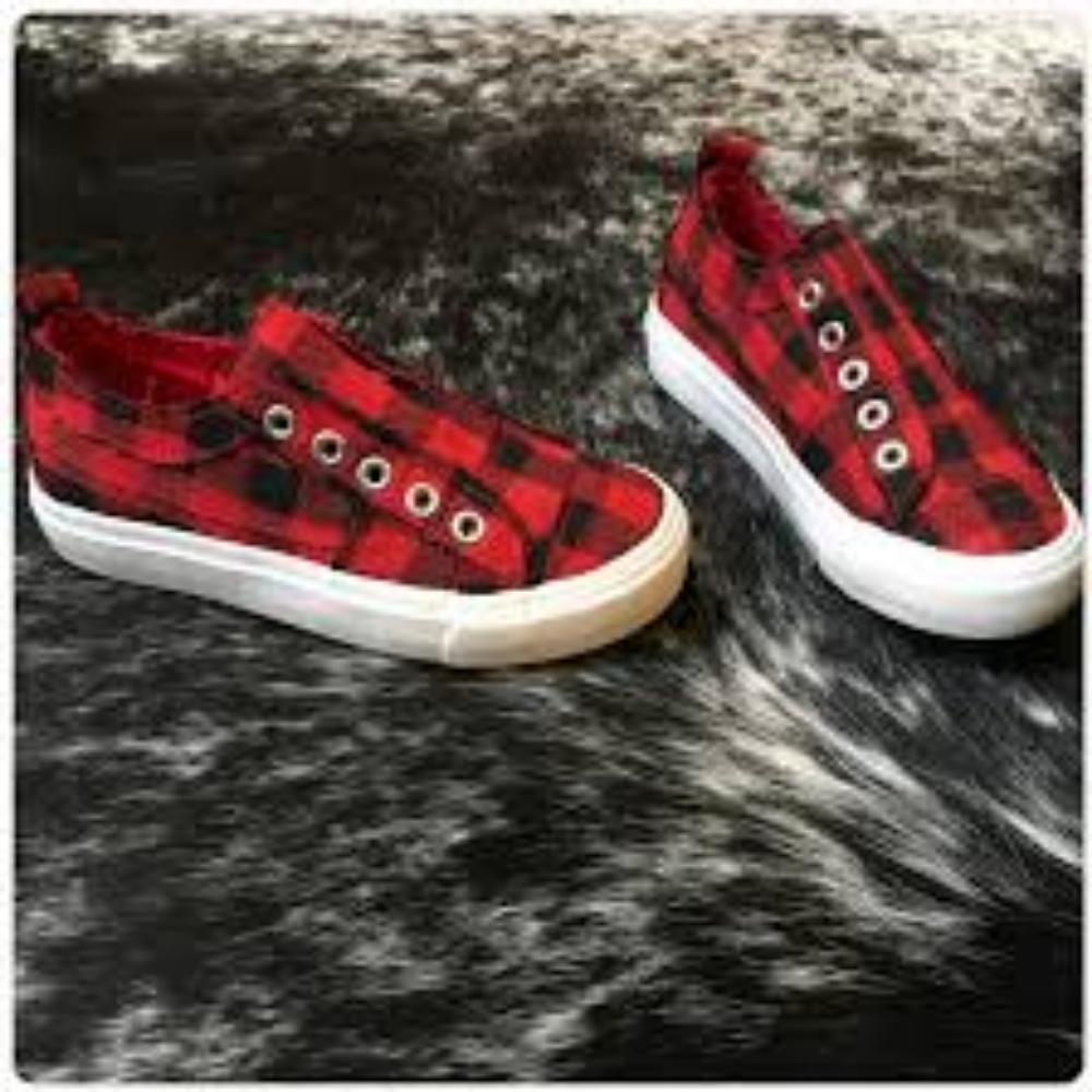 Corkys babalu red plaid